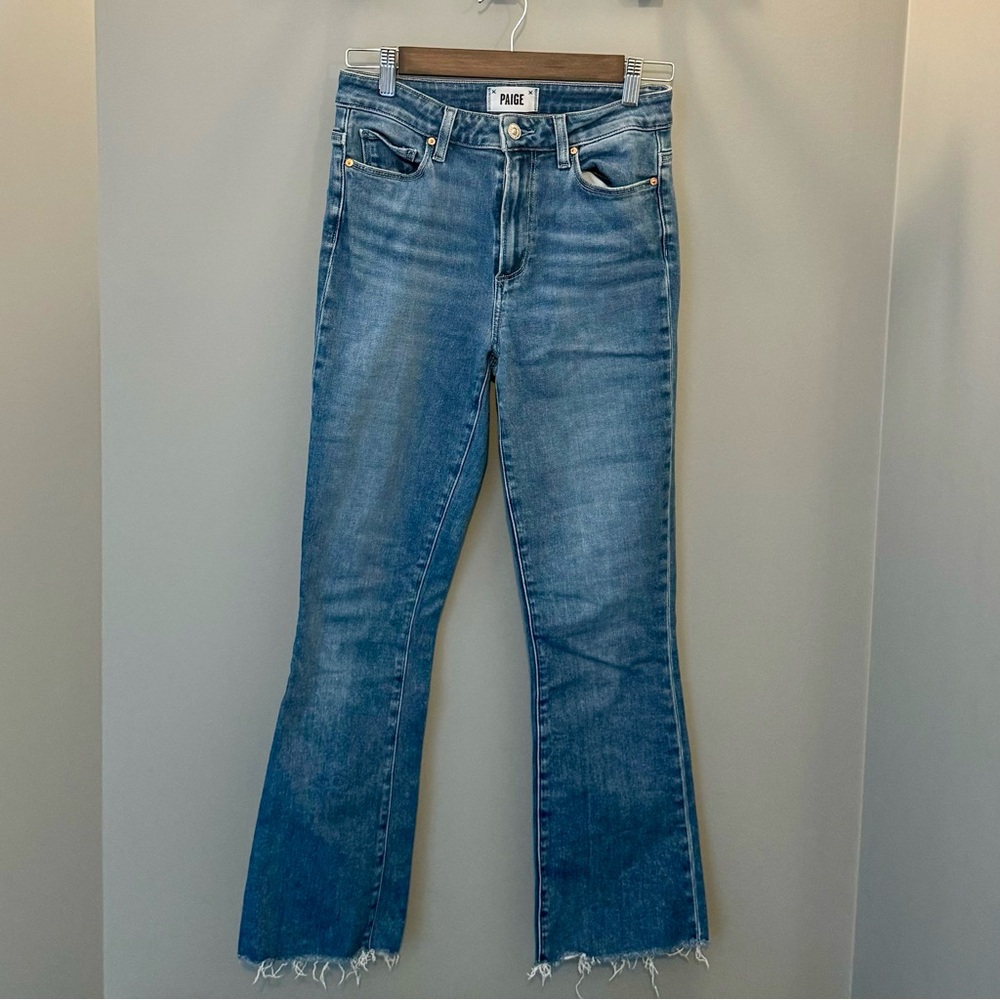 Paige Claudine Flare Crop Jean